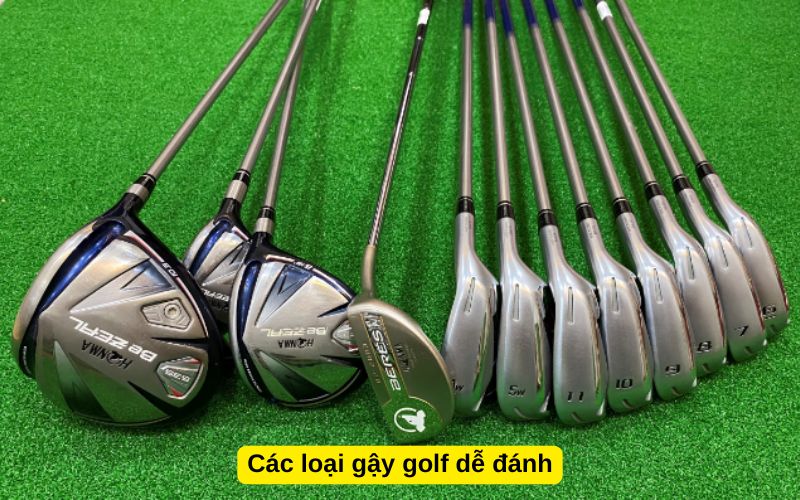 Các loại gậy golf dễ đánh