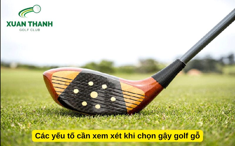 Các yếu tố cần xem xét khi chọn gậy golf gỗ