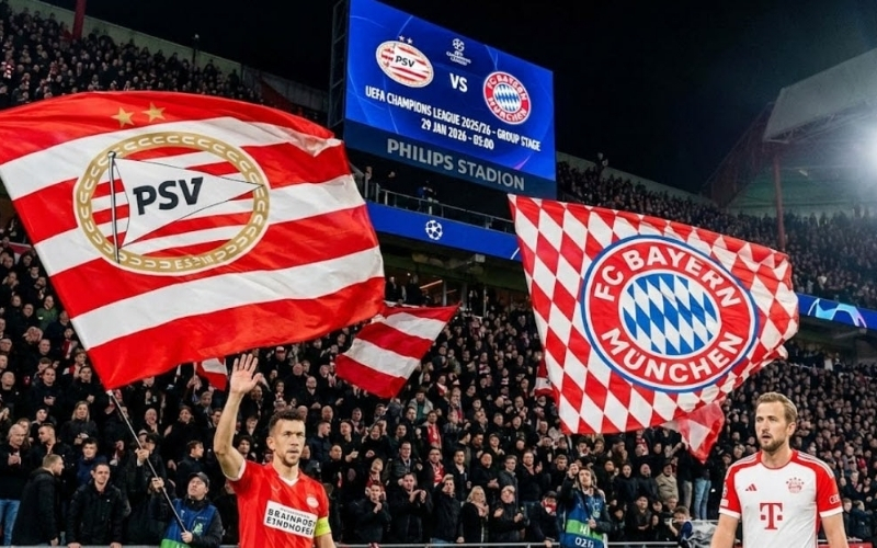 Nhận định PSV - Bayern: Hùm xám Bayern Munich nhọc nhằn giành 3 điểm