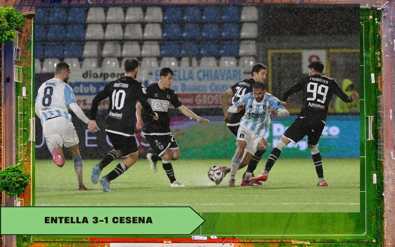 Entella 3-1 Cesena