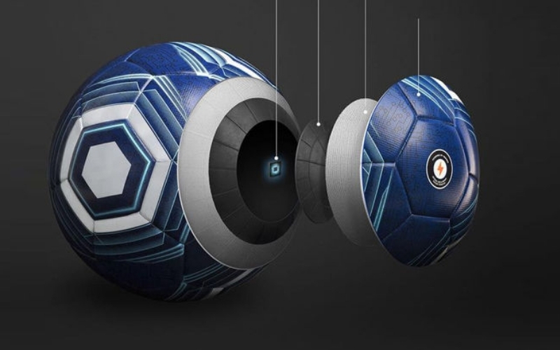 Tương lai bóng đá Khi chip điện tử được gắn trực tiếp vào quả bóng thi đấu.